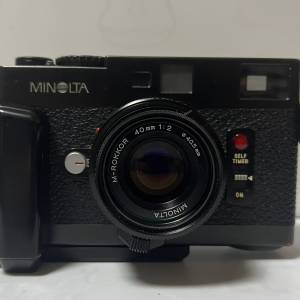 Minolta CLE with 40mm 2 & handgrip