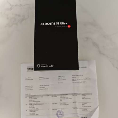 香港行貨小米15 ultra 16+512黑色