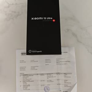 香港行貨小米15 ultra 16+512黑色