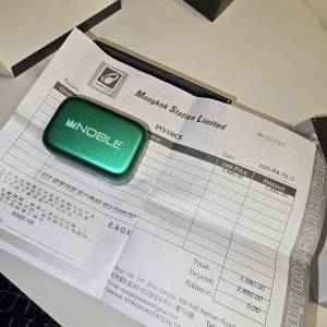 Noble Audio FoKus Rex5 真無線藍牙耳機 99新 2025年4月買 有盒有單有全套