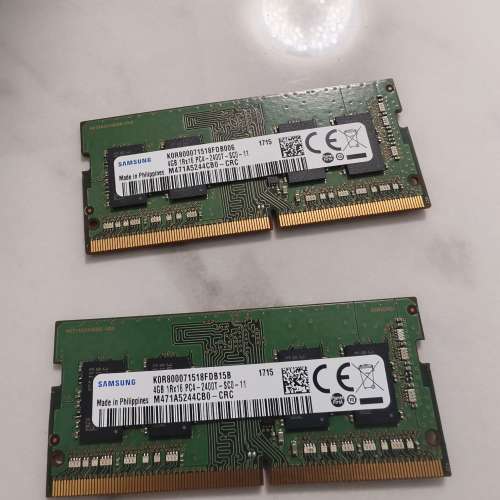 Samsung notebook ram 4gb x2