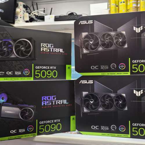 【5090現貨】ASUS ROG ASTRAL 5090 MSI RTX 5090 Suprim Gaming Trio OC  5090 FE ...