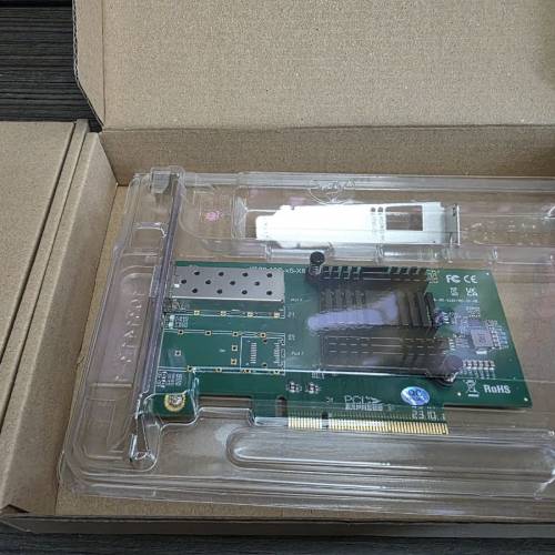 intel  82599 x520 10G sfp+ pcie x8 lan card($100一張，有兩張出售）