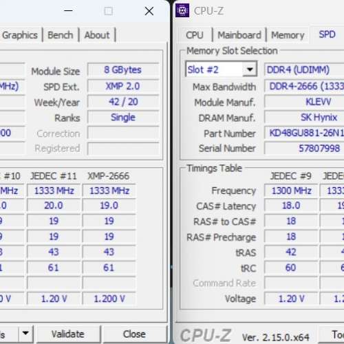 KLEVV DDR4-2666 16GB (2x8GB)