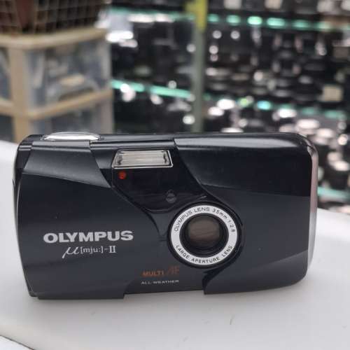OLYMPUS MJU II BLACK 35MM F2.8