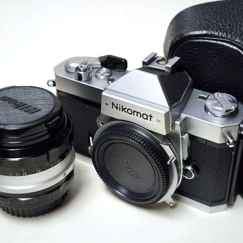 Nikon Nikomat FT2 銀色機身 + Nikon Nikkor-S.C Auto 50mm f1.4 Lens
