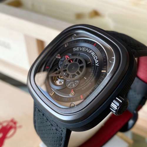 Sevenfriday 七個星期五 P3/01 手錶 原裝進口 機械機芯、藍光玻璃、進口小牛皮帶、...