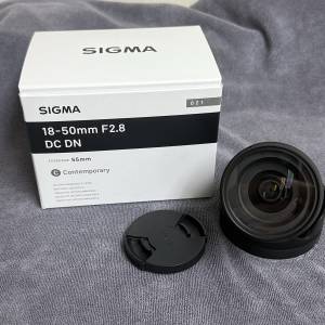 Sigma 18-50 F2.8 X-mount for Fujifilm