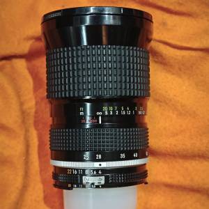 nikon 25-50/4 AIS nikkor zoom 尼康 25mm 50mm 95%new 鏡片通透微塵微花，成像正常...