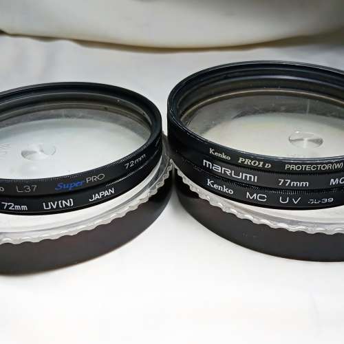 77mm + 72mm UV 五塊