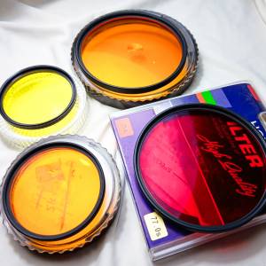 放黑白菲林用filter 4塊