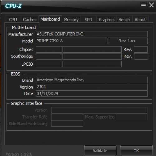 ASUS PRIME Z390-A+I7 8700+VENGANCE 2666  8X2=16G