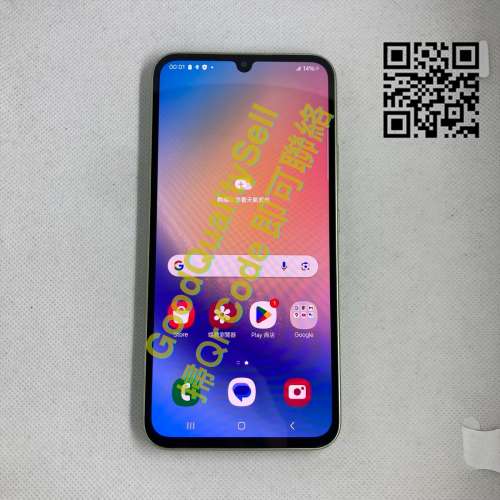$(1) 95% Samsung Galaxy A34 8+128gb 綠色