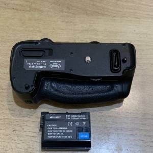 合Nikon D750機用副廠直倒手柄連副廠足電量電池一粒