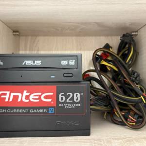 Antec 620w 火牛 & Asus dvd rewritter