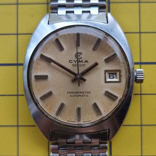 司馬錶 vintage cyma watch 超高頻天文台認證 36000 chronometre