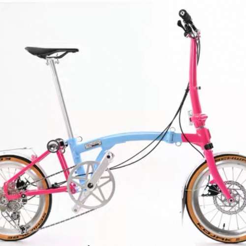 2025 鋁合金款 RUHM PRO D (PRO 2) 7速 碟剎 碳纖維座管 16吋349 折叠車 送前後蛙燈...