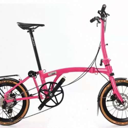 2025 鋁合金款 RUHM PRO D (PRO 2) 7速 碟剎 碳纖維座管 16吋349 折叠車 送前後蛙燈...