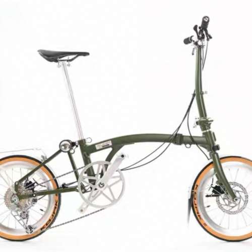 2025 鋁合金款 RUHM PRO D (PRO 2) 7速 碟剎 碳纖維座管 16吋349 折叠車 送前後蛙燈...