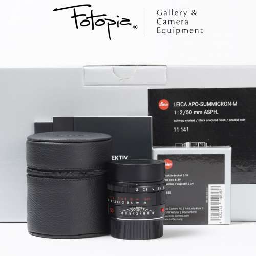 || Leica APO-Summicron-M 50mm F2 ASPH - Black, full packing (scale repainted) ||