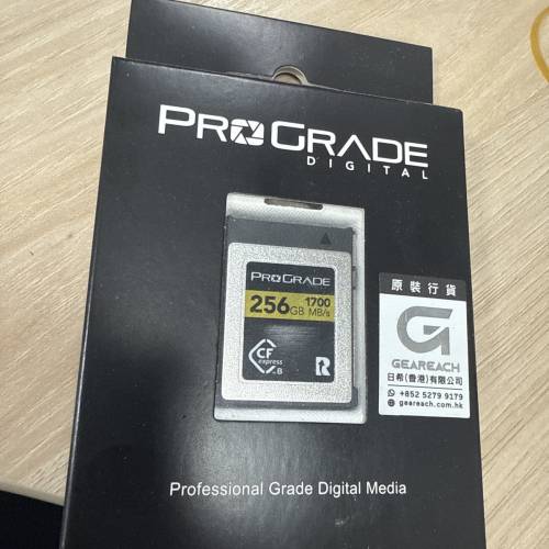 PROGRADE DIGITAL CFEXPRESS 2.0 TYPE B GOLD 1700 記憶卡 - 256gb 行貨