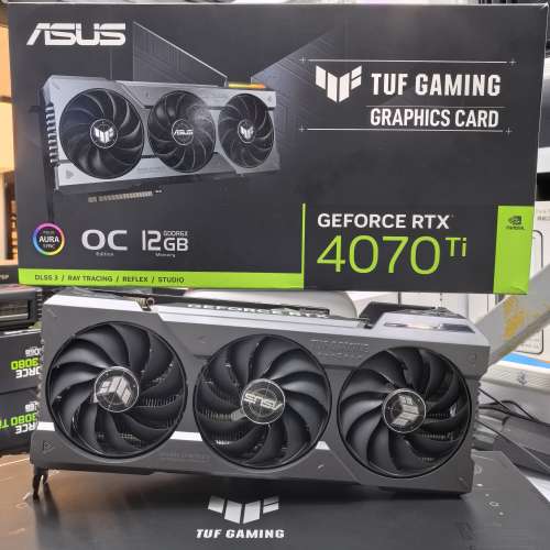 華碩 RTX 4070 Ti TUF 顯示卡 行貨漢科保養 門市有 5090 5080 5070 4090 4080 4070...