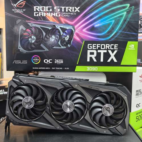 ASUS ROG RTX 3090 顯示卡 三日免費試玩 旺角門市交收試卡 RTX 3080 Ti 3070 Ti 30...