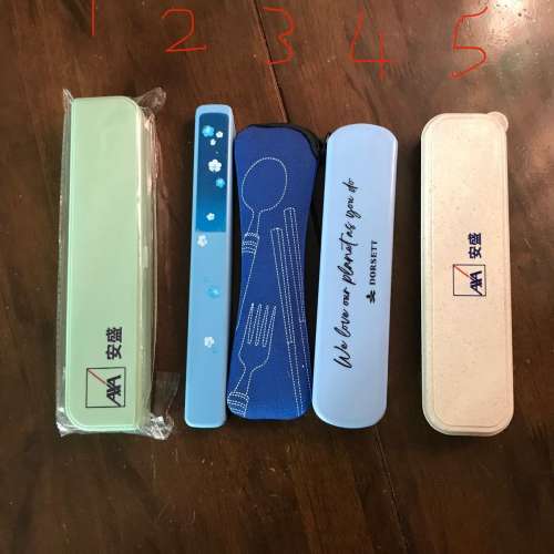 餐具套裝 (餐匙/筷子/叉 + 連盒) Cutlery Set (Chopstick / Spoon / Fork with box)