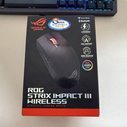 ROG無線電競滑鼠 Impact III Wireless