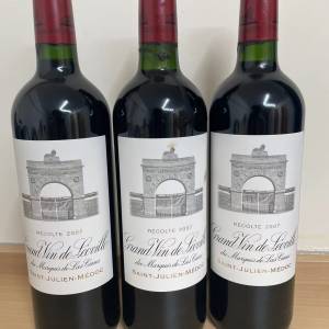 【罕有放售】2007 雄獅 Léoville Las Cases 紅酒 (原廠木箱6支) 靚年份