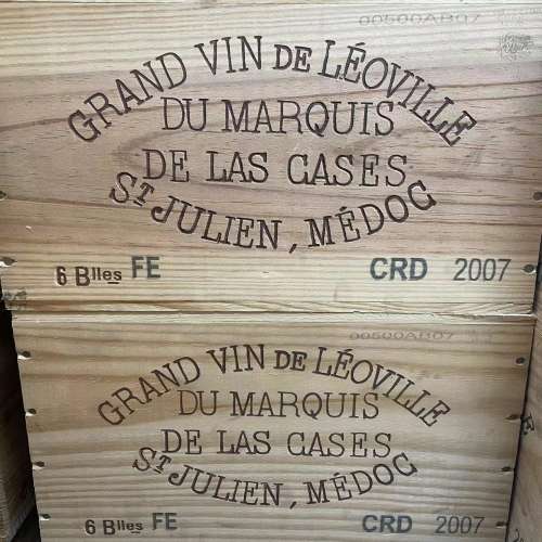 【罕有放售】2007 雄獅 L&eacute;oville Las Cases 紅酒 (原廠木箱6支) 靚年份