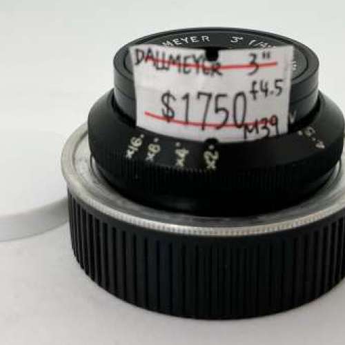 98% New Dallmeyer 3" F4.5手動鏡頭, 深水埗門市可購買