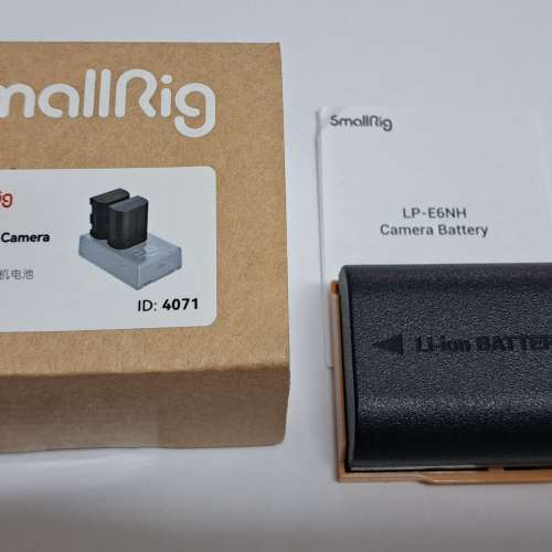 全新 Smallrig for canon lp-E6NH  電池