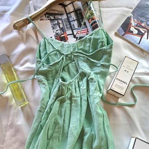 涼爽料👍靚色👍美國 露背 影片 拍照 旅行 游水 連身裙 dress dresses