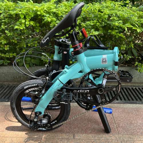 風行 412 外3速 LP 碳前叉 中空餅 米洛 M83 14吋輪組 鋁合金 折叠車 送水架前後蛙燈...