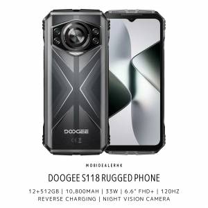 全新(New) • Doogee S118 三防手機《6.6" FHD+, 8/+512Gb, 夜視鏡, 10800mAh, NFC,...