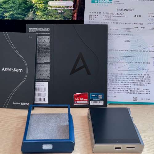 AK SE200 (98%新) 具有兩組獨立DAC的隨身聽