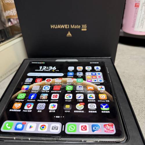 Huawei mate x6港行灰色（12+512）,可交換z fold 6