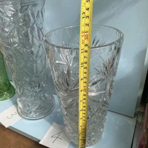 各款花樽（有玻璃水晶瓷器）