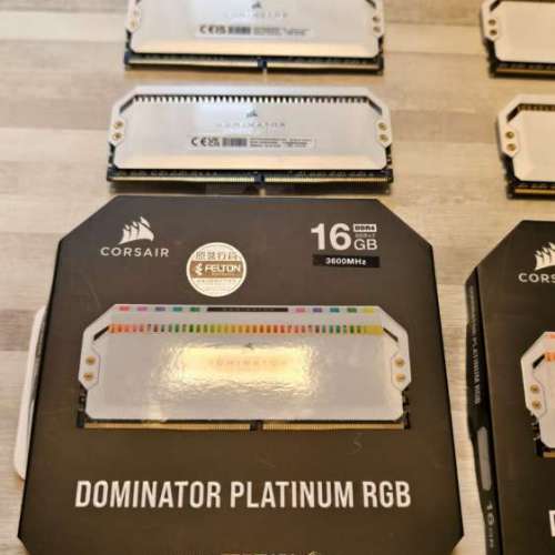 corsair dominator rgb 16gb 3600 c18 (8gbx4) 總32gb