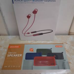 Bluetooth earphones and speaker
