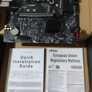 PRO H610M-S DDR4 Micro-ATX主版 (正版Window11Pro) Socket 1700 支援第12、13、14...