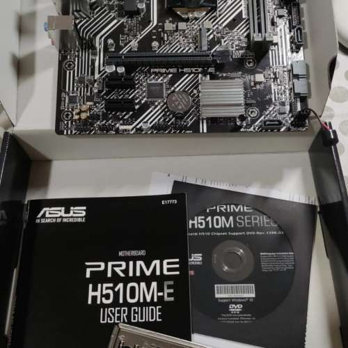 PRIME H510M-E MATX主版 (正版Window11Home) Socket 1200 支援第11代及第10代 處理器