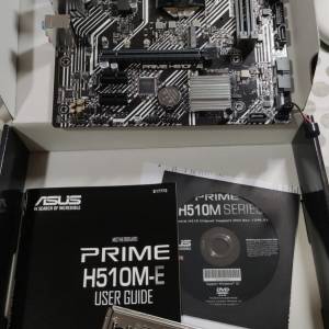 PRIME H510M-E MATX主版 (正版Window11Home) Socket 1200 支援第11代及第10代 處理器