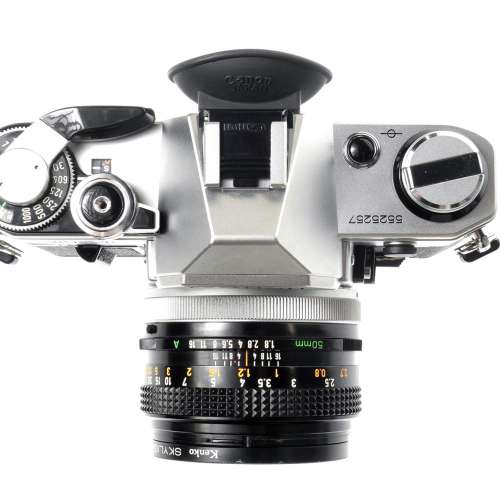 Canon AE-1 35mm SLR Film Camera w/ FD 50mm f1.8 S.C. Lens #5257