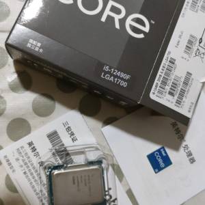 Intel Core i5-12490F 6核心12線程 Box (不含散熱器)