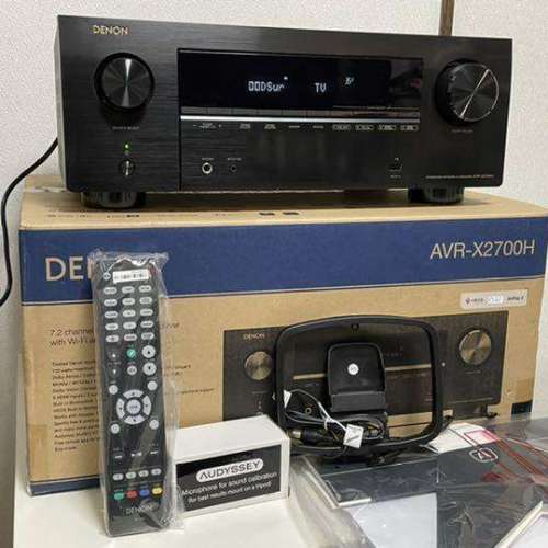 $2500 100%全新 高質素日本版 天龍 DENON AVR-X2700H 8K Atmos DTS:X Doiby Vision...