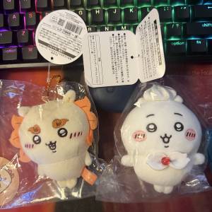 全新Chiikawa 風獅爺/獅薩 小白/吉伊 吊飾