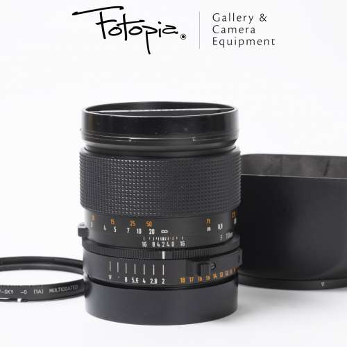 || Hasselblad Carl Zeiss Planar FE 110mm F2 T* with hood & UV-Sky filter ||