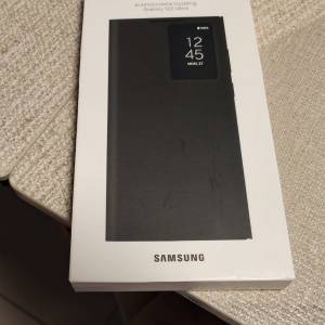 Samsung galaxy S22 ultra 皮套全新未用過,(黑色)Smart clear view cover.